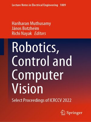 cover image of Robotics, Control and Computer Vision